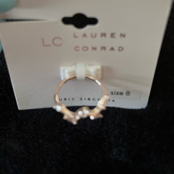 Lauren Conrad rose gold ring with cubic zirconia - Picture 3 of 6